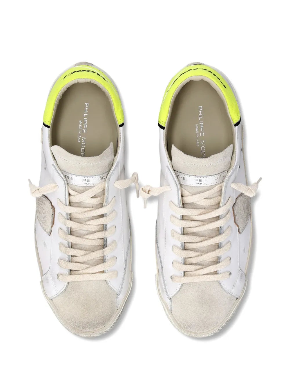 Philippe Model Paris Prsx Leather Patchwork Low-Top Sneakers