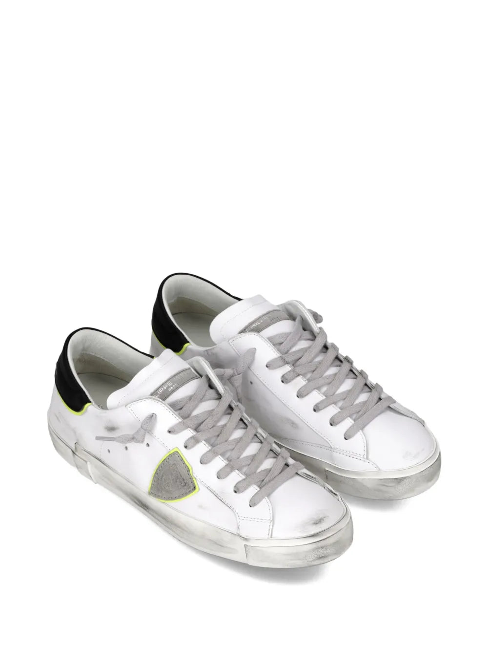 Philippe Model Paris Distressed Low-Top Sneakers
