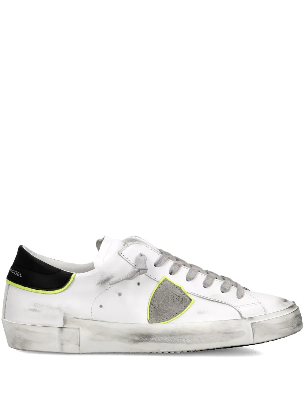 Philippe Model Paris Distressed Low-Top Sneakers