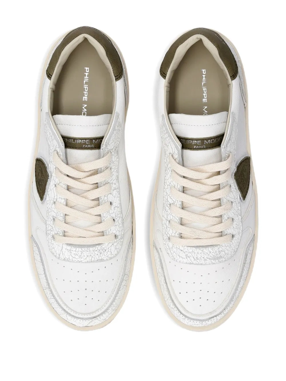 Philippe Model Paris Nice Leather-Panelled Sneakers