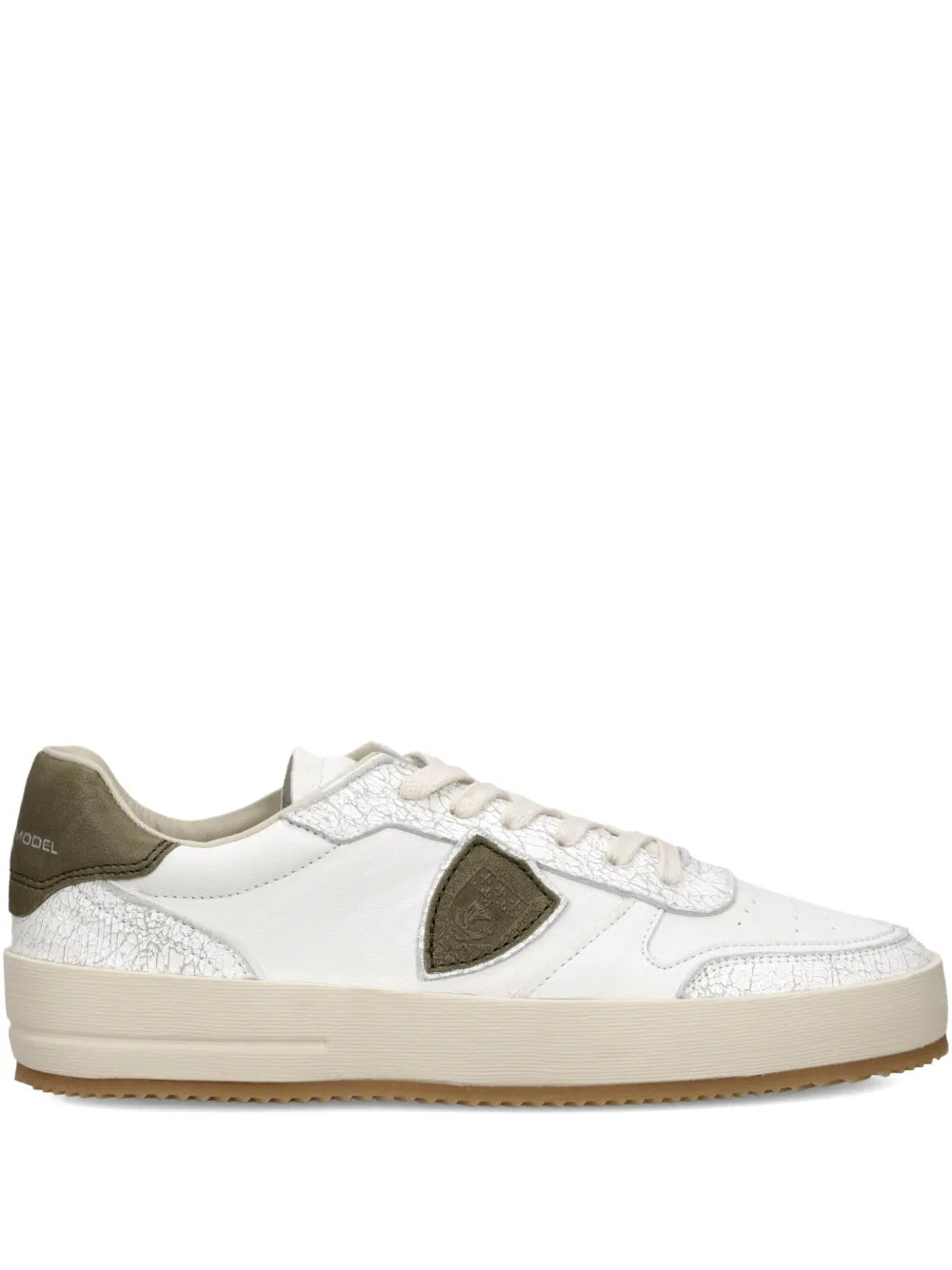 Philippe Model Paris Nice Leather-Panelled Sneakers