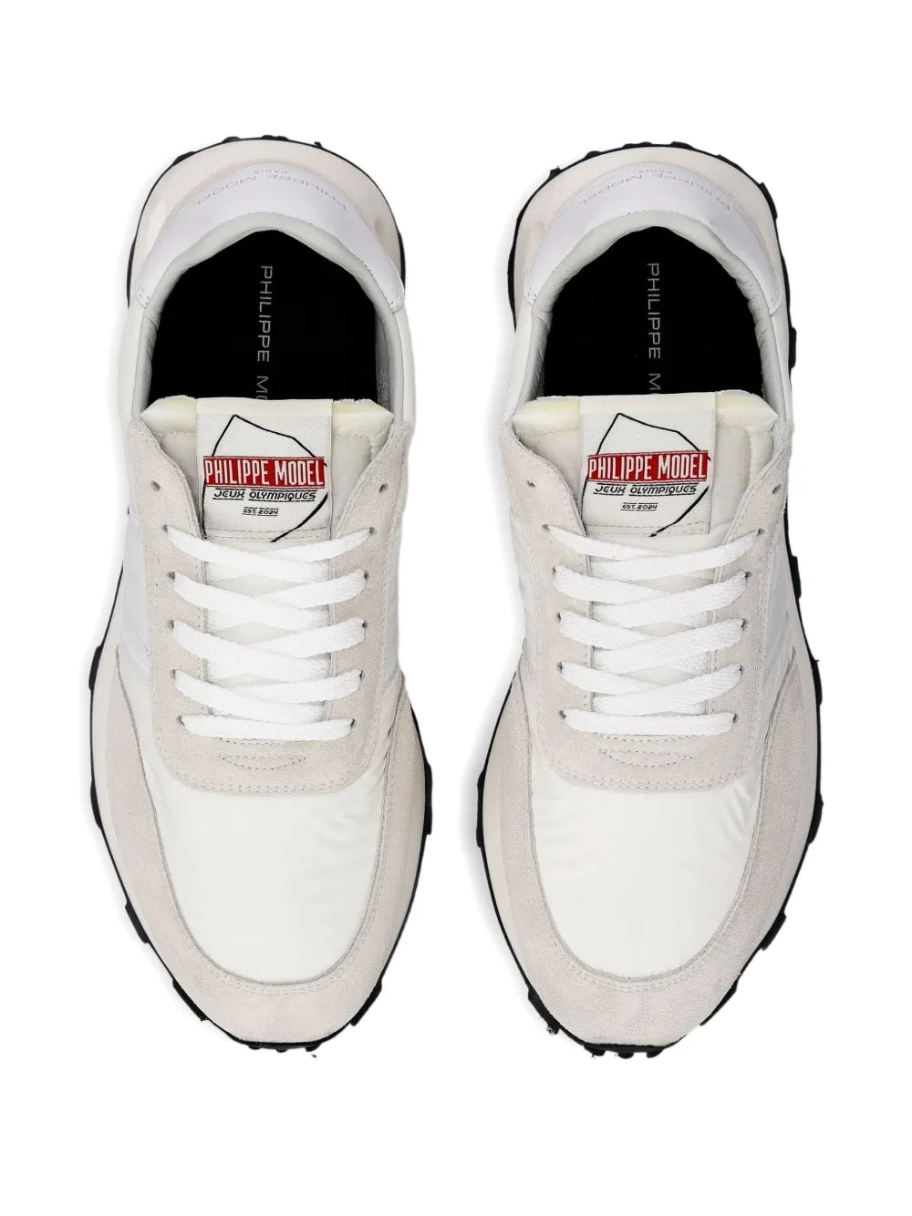 Philippe Model Paris Quilted Panel Sneakers