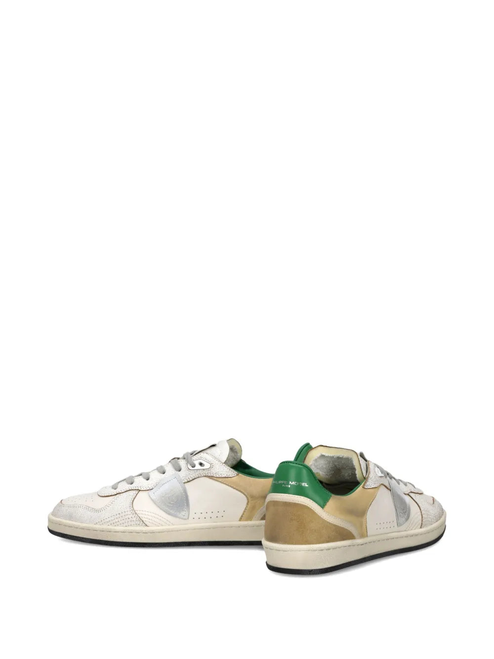 Philippe Model Paris Nice Textured Leather Sneakers