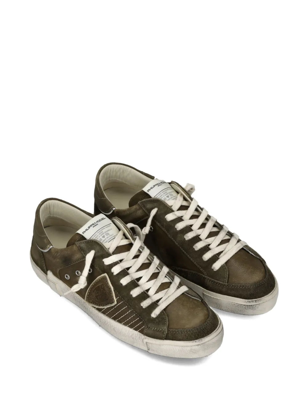 Philippe Model Paris Leather Low-Top Sneakers