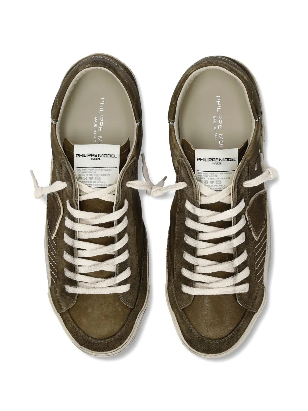 Philippe Model Paris Leather Low-Top Sneakers