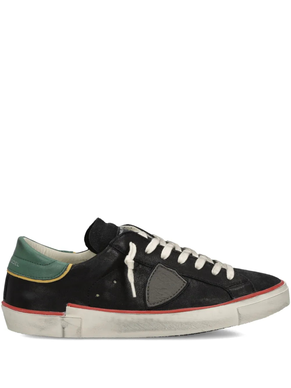 Philippe Model Paris Prsx Suede-Panel Low-Top Sneakers