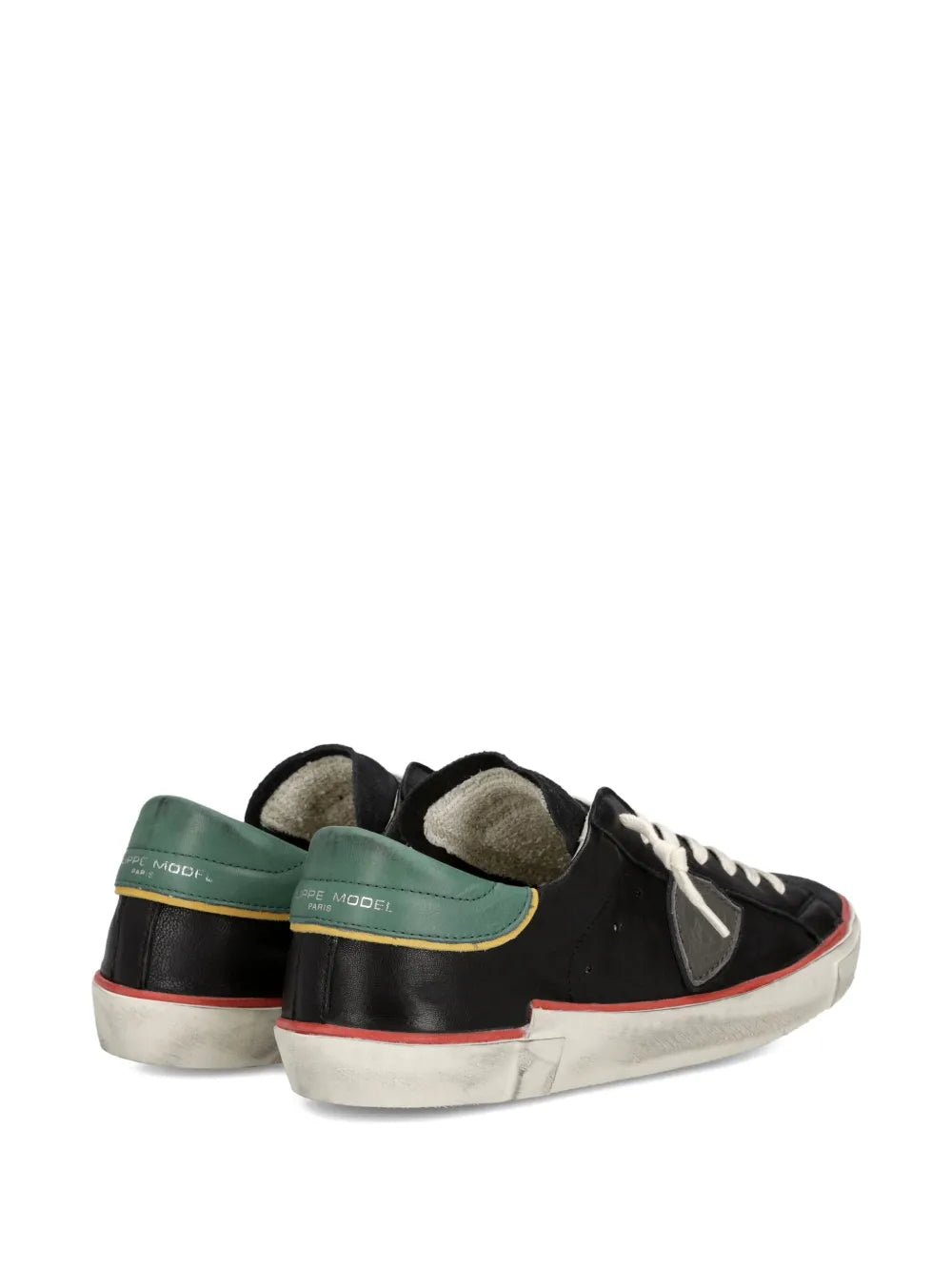 Philippe Model Paris Prsx Suede-Panel Low-Top Sneakers