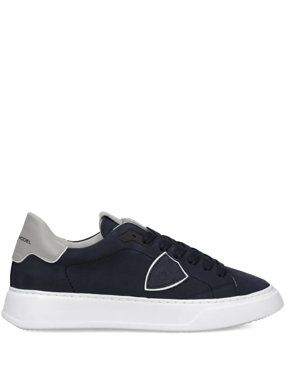 Philippe Model Paris Suede-Panelled Sneakers