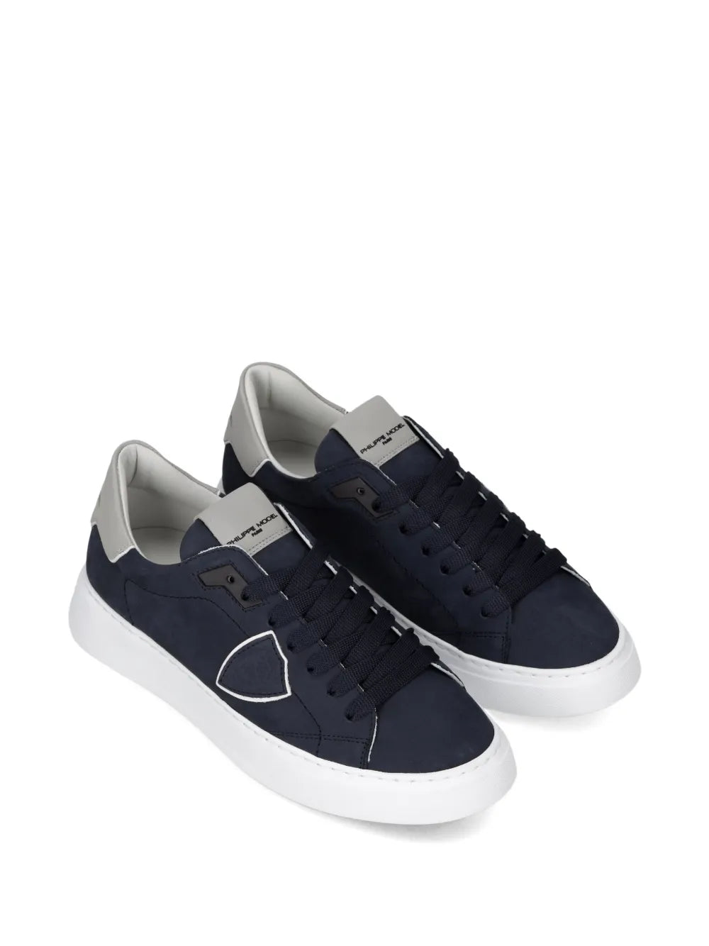 Philippe Model Paris Suede-Panelled Sneakers