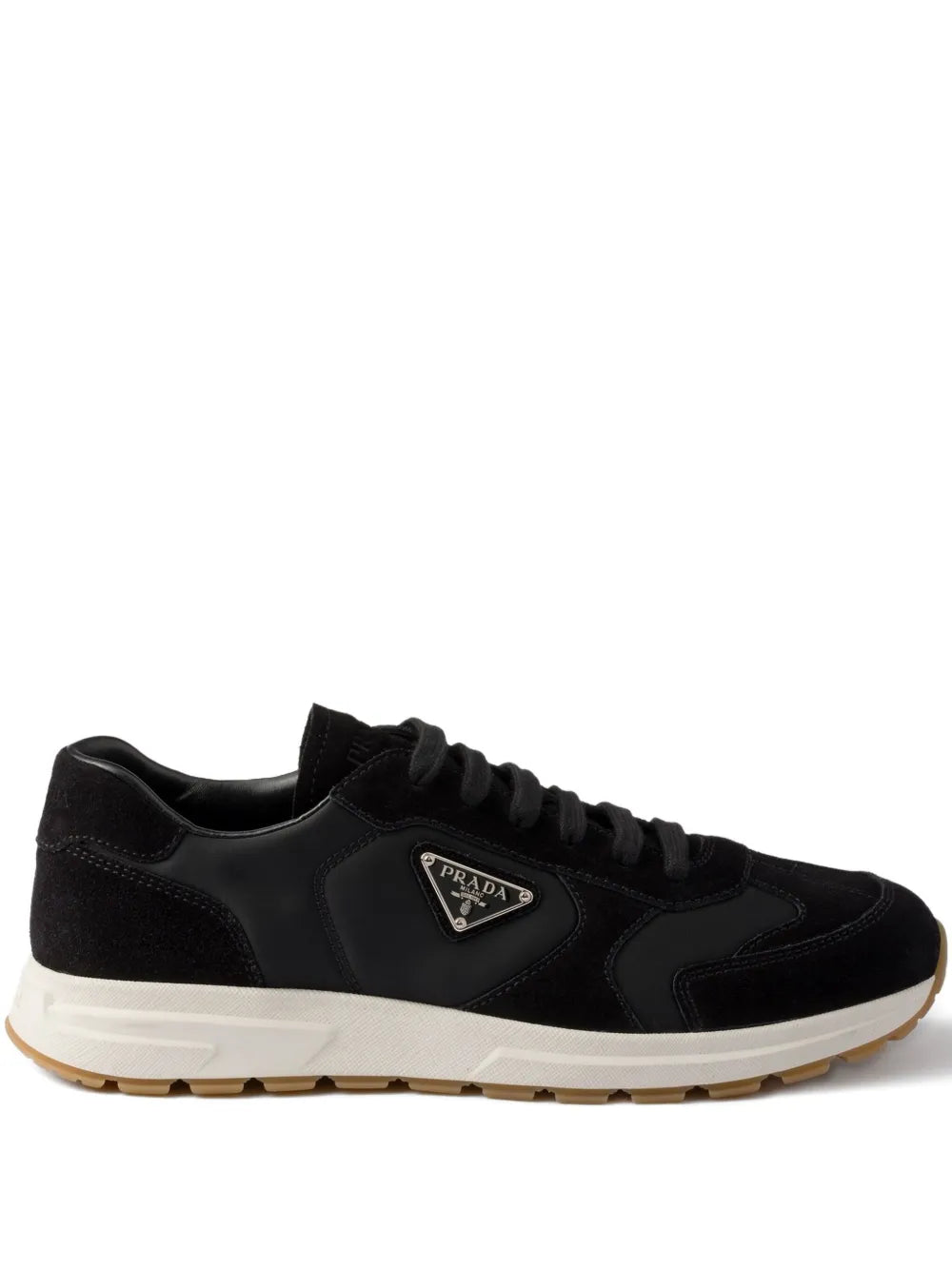 Prada Triangle-Logo Panelled Sneakers