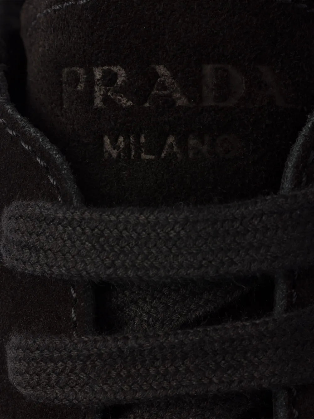 Prada Triangle-Logo Panelled Sneakers