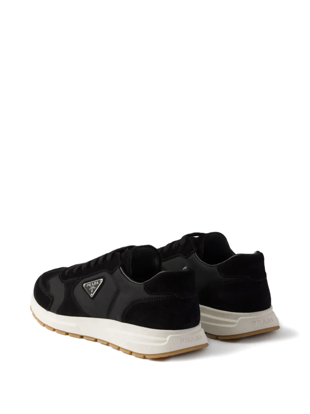 Prada Triangle-Logo Panelled Sneakers