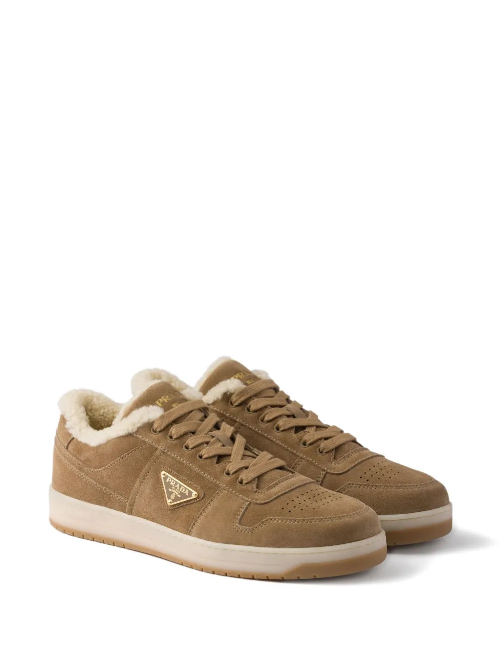 Prada Downtown Suede Sneakers