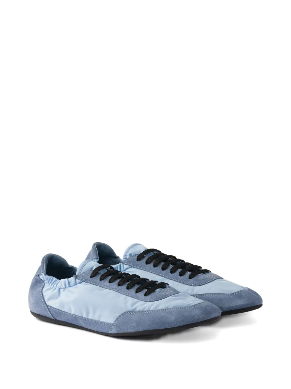 Prada Collapse Suede-Trimmed Sneakers
