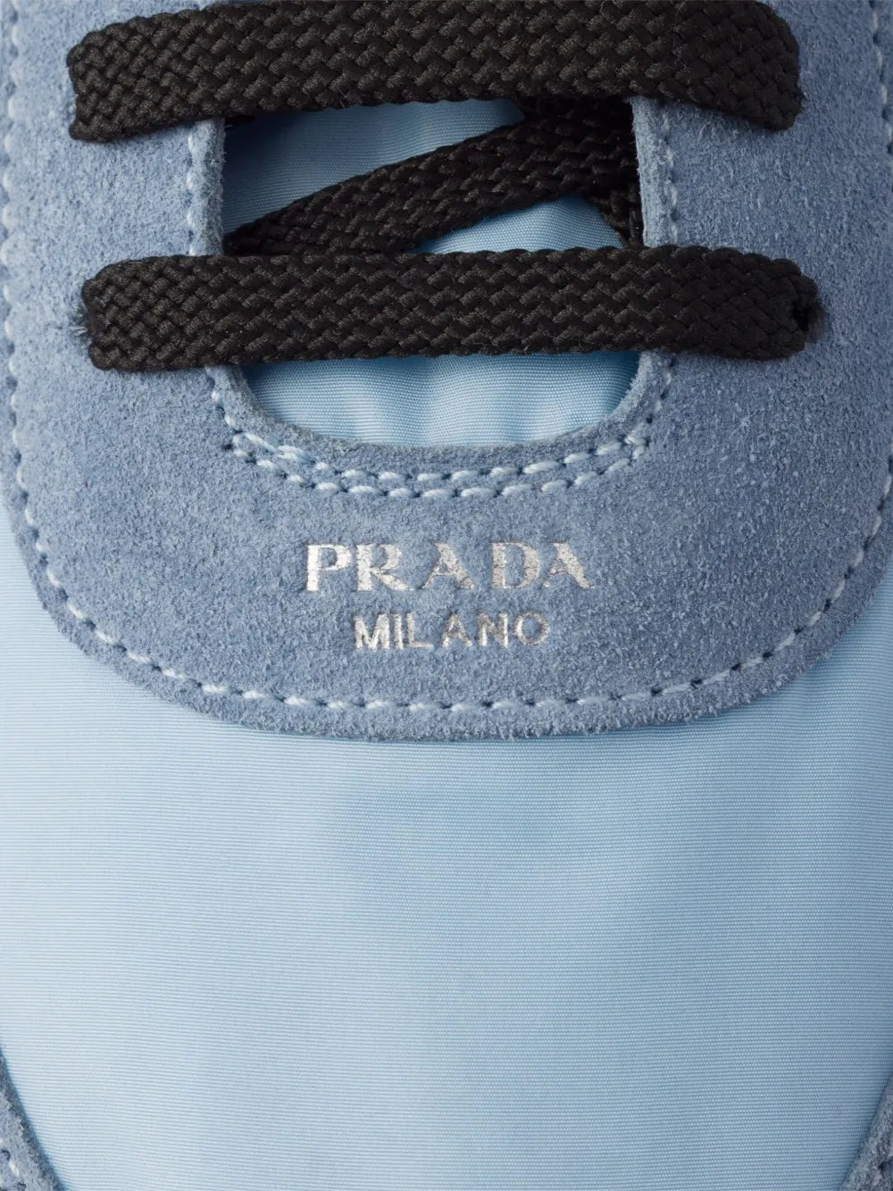 Prada Collapse Suede-Trimmed Sneakers