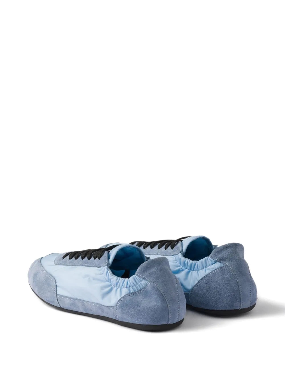 Prada Collapse Suede-Trimmed Sneakers