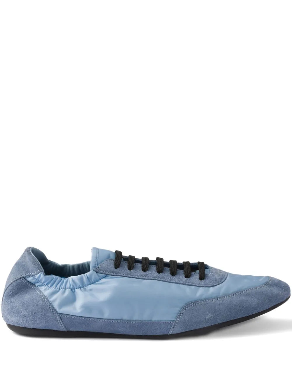 Prada Collapse Suede-Trimmed Sneakers