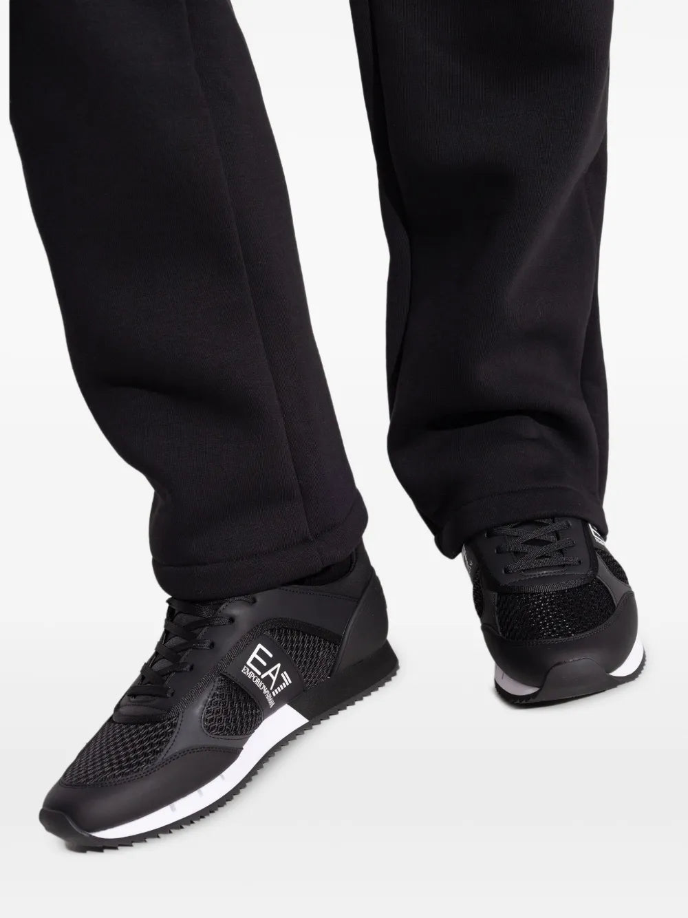 Ea7 Emporio Armani Logo-Embellished Lace-Up Sneakers