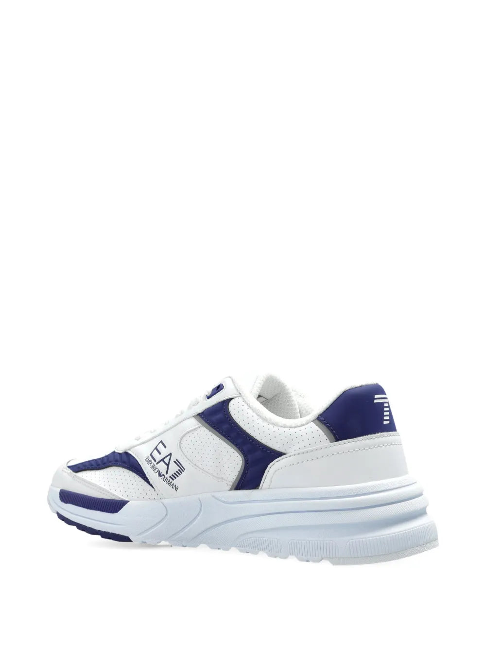 Ea7 Emporio Armani Mesh Panelled Running Sneakers