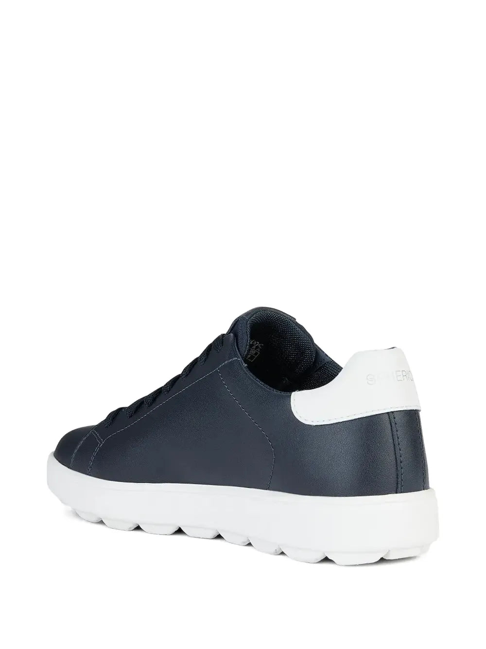 Geox Spherica Ecub-1 Leather Lace-Up Sneakers