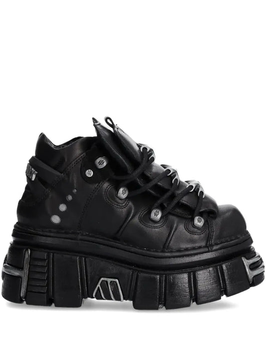 New Rock Lace-Up Platform Sneakers