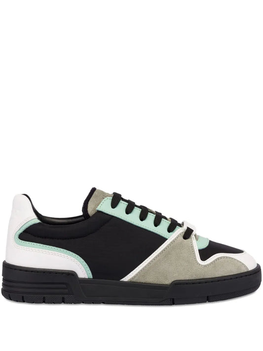 Moschino Panelled Lace-Up Sneakers