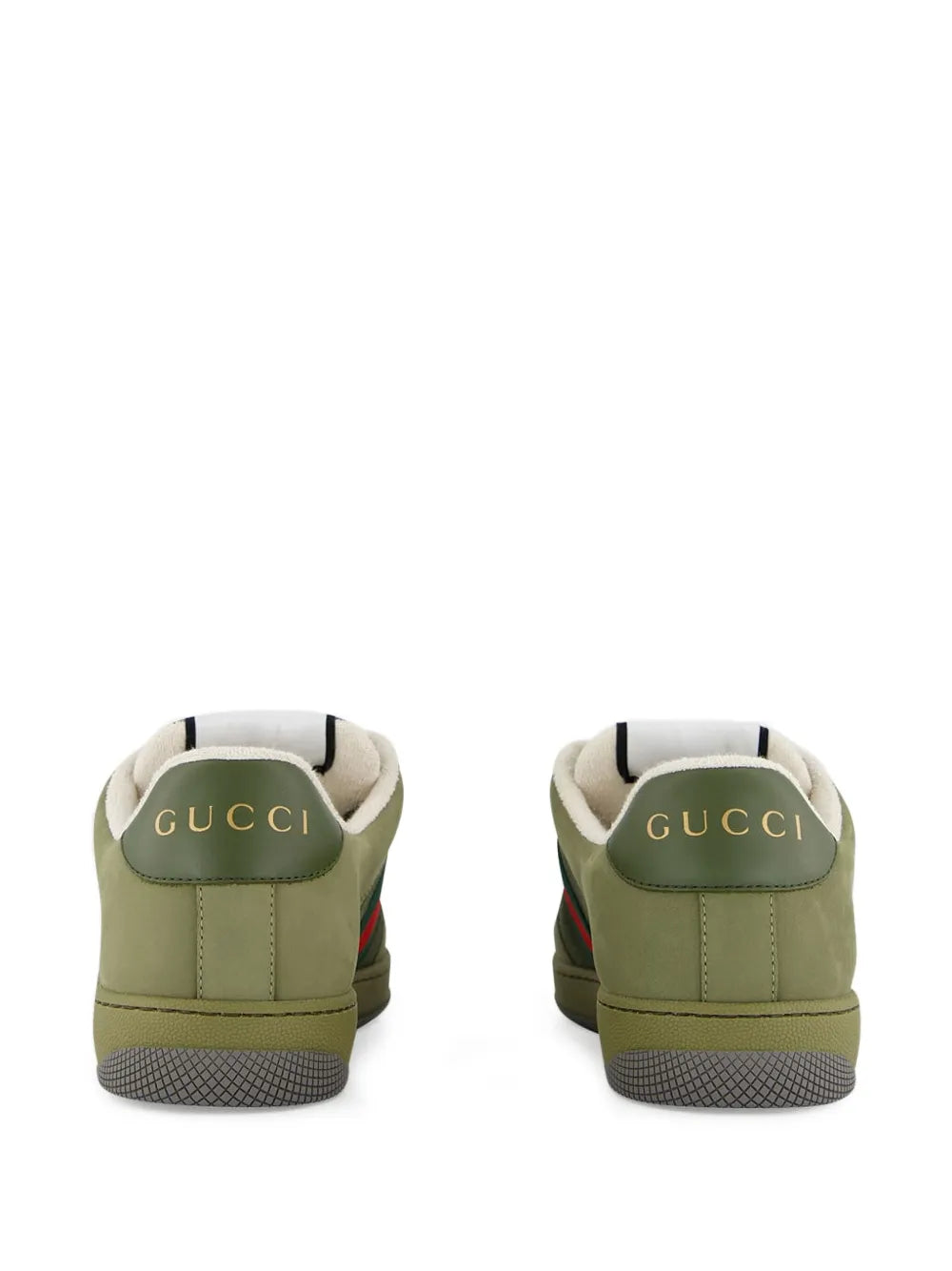 Gucci Screener Web-Stripe Sneakers