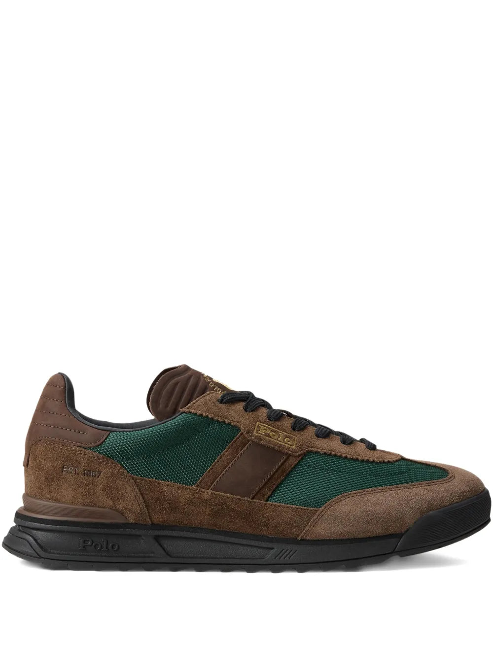 Polo Ralph Lauren Suede Panelled Sneakers
