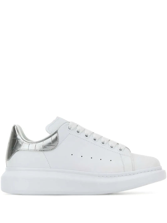 Alexander McQueen Oversized Crocodile-Effect Leather