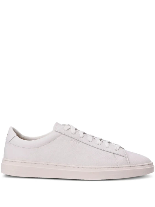 Boss Leather Lace-Up Sneakers