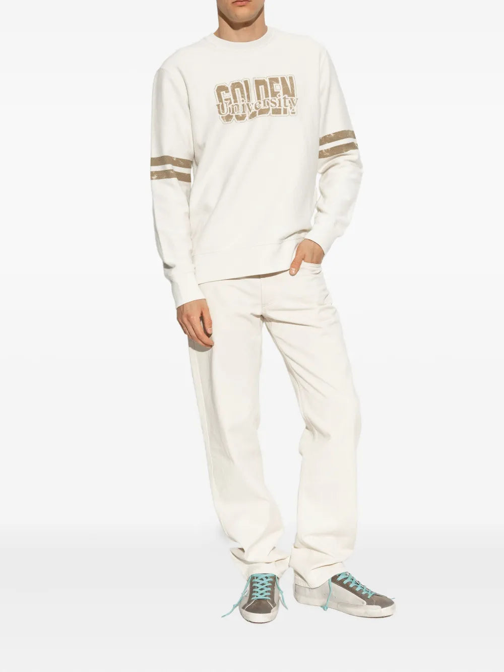 Golden Goose Super-Star Distressed Sneakers