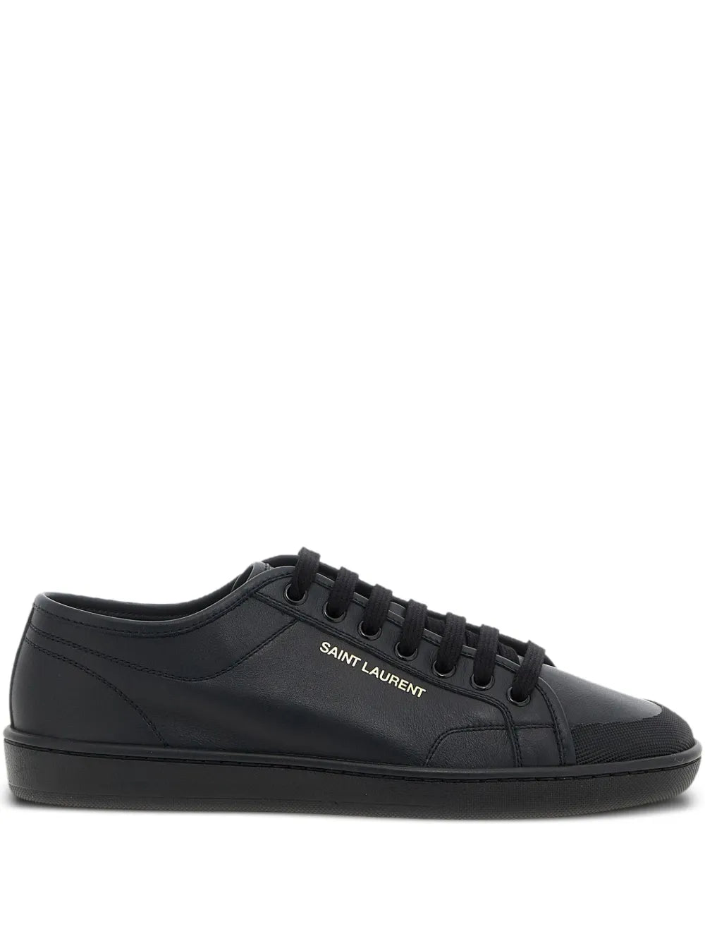 Saint Laurent Logo-Detail Leather Sneakers