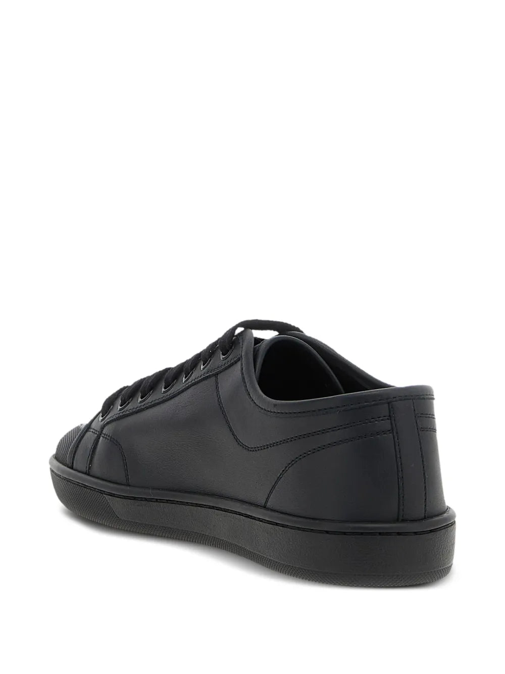 Saint Laurent Logo-Detail Leather Sneakers