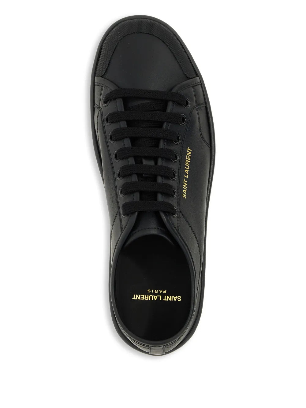 Saint Laurent Logo-Detail Leather Sneakers