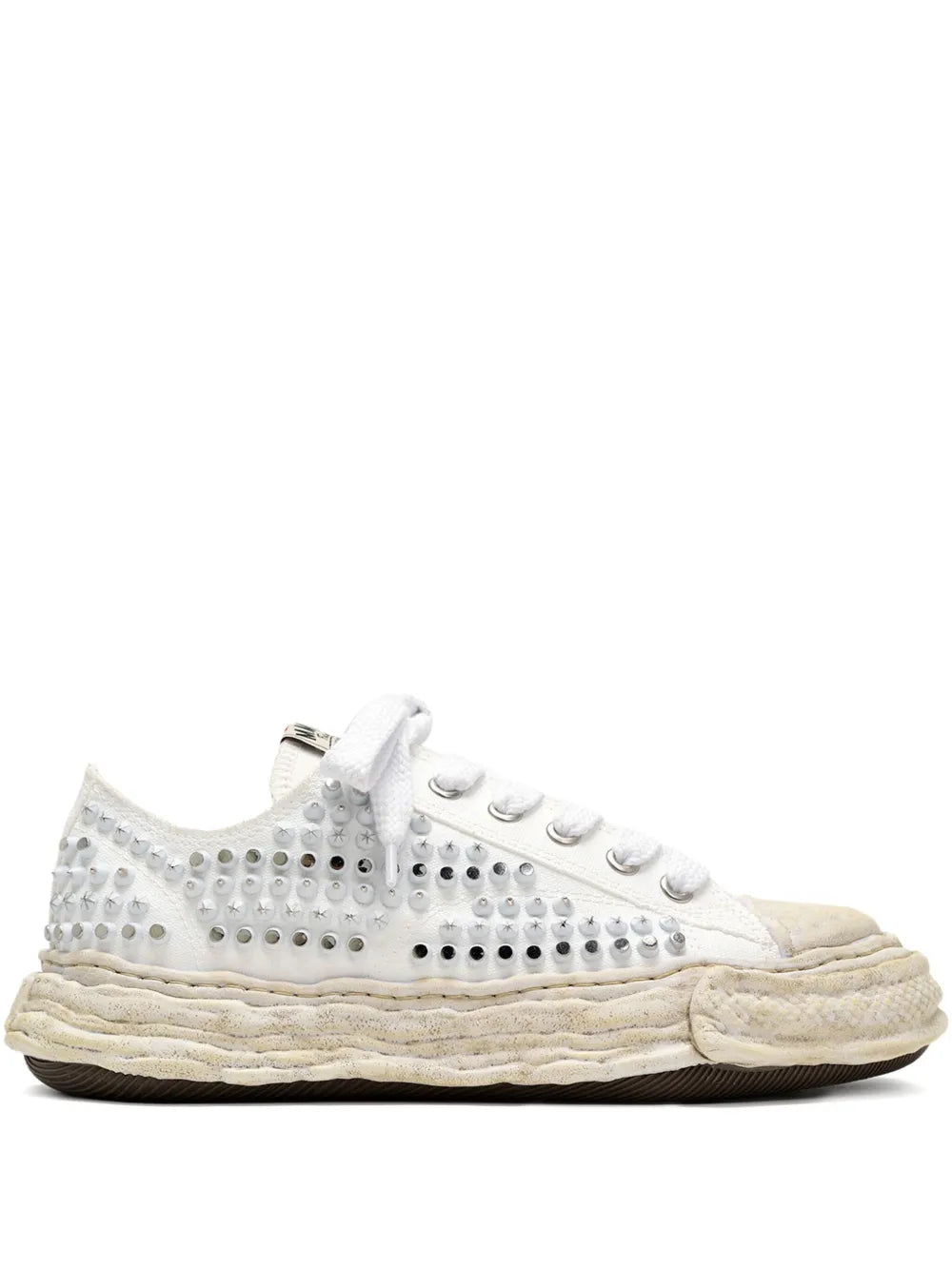 Maison MIHARA YASUHIRO Studded Canvas Low-Top