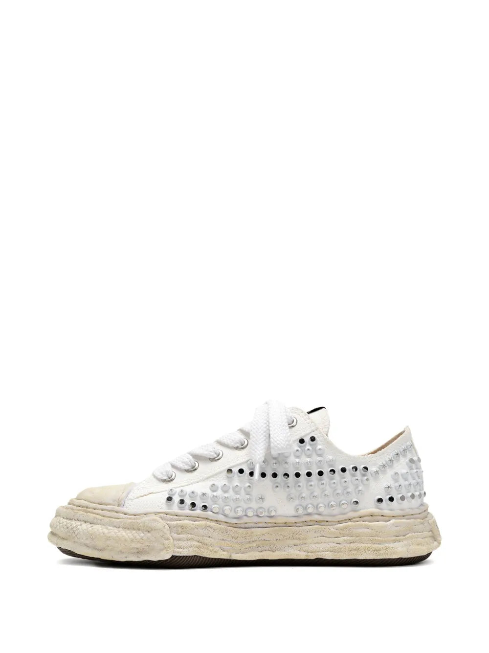 Maison MIHARA YASUHIRO Studded Canvas Low-Top