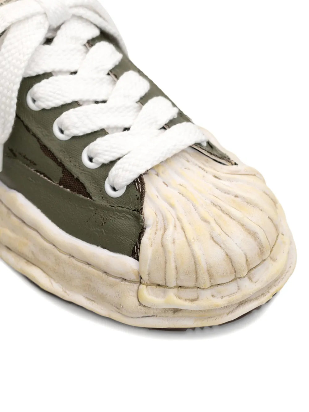 Maison Mihara Yasuhiro Blakey Torn-Film Low-Top Sneaker