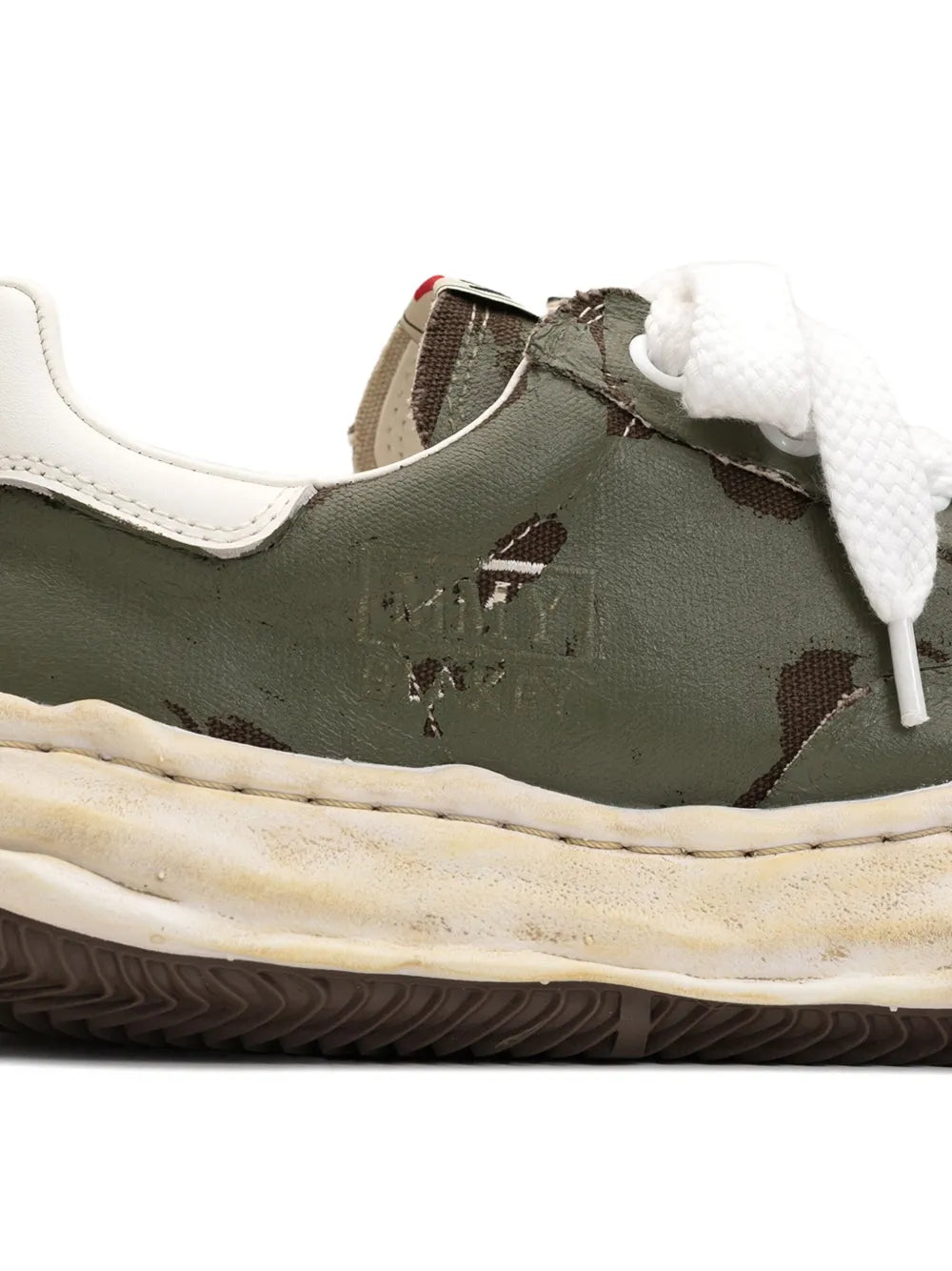Maison Mihara Yasuhiro Blakey Torn-Film Low-Top Sneaker