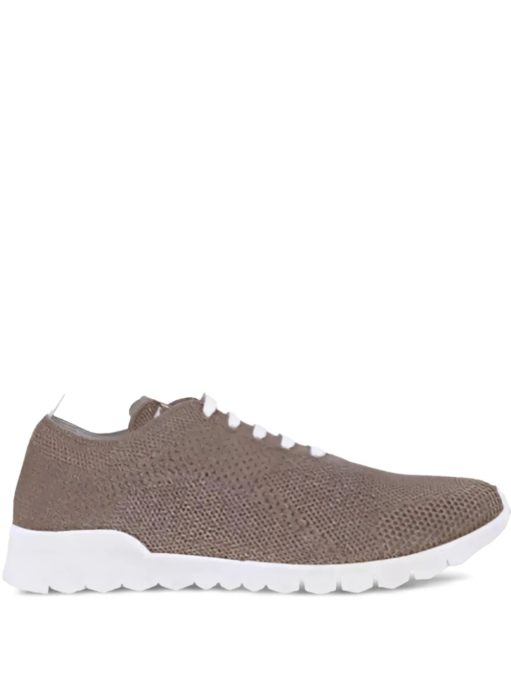 Kiton Knitted Lace-Up Sneakers