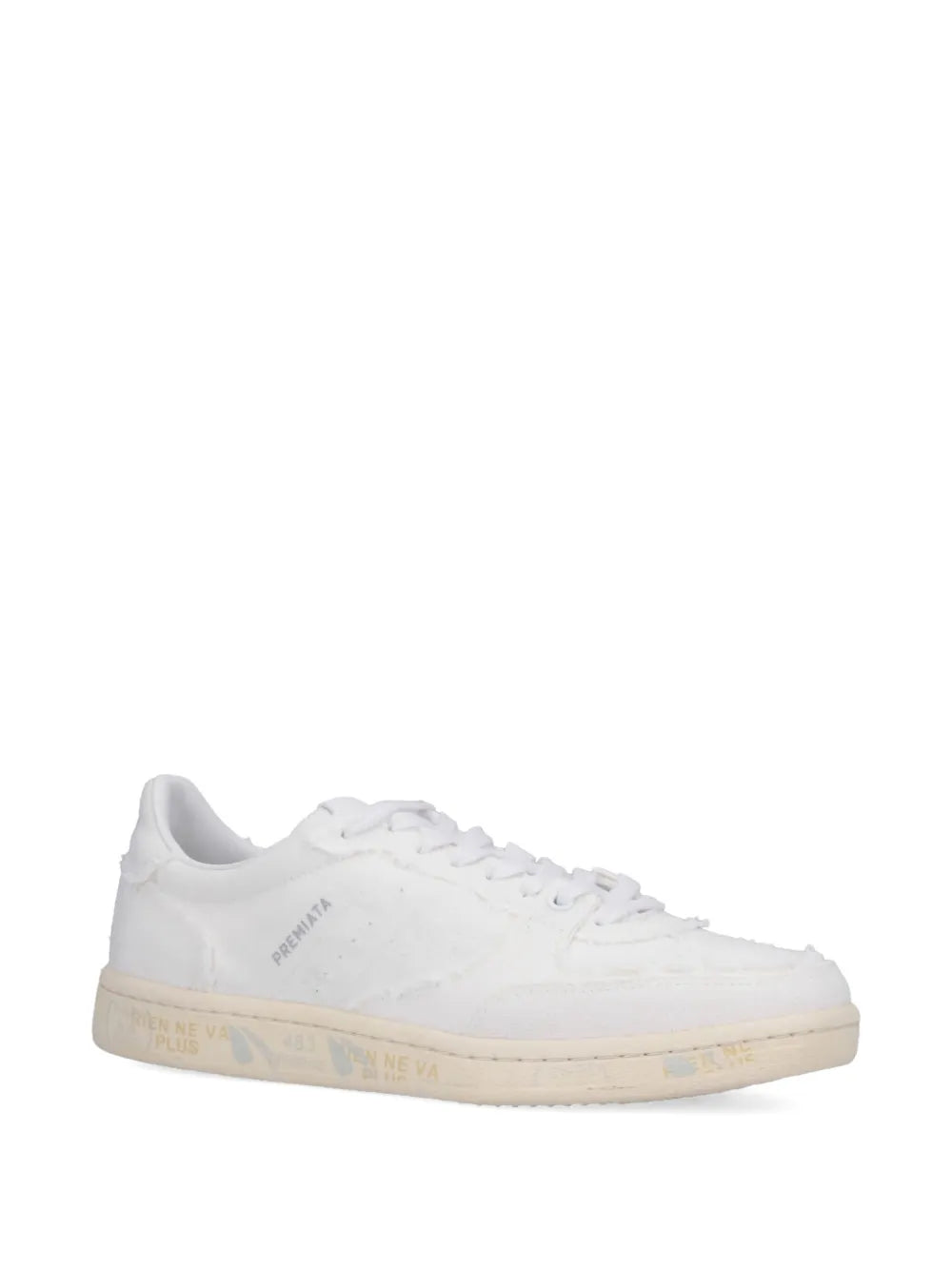 Premiata Bskt Clayd Frayed-Detail Sneakers