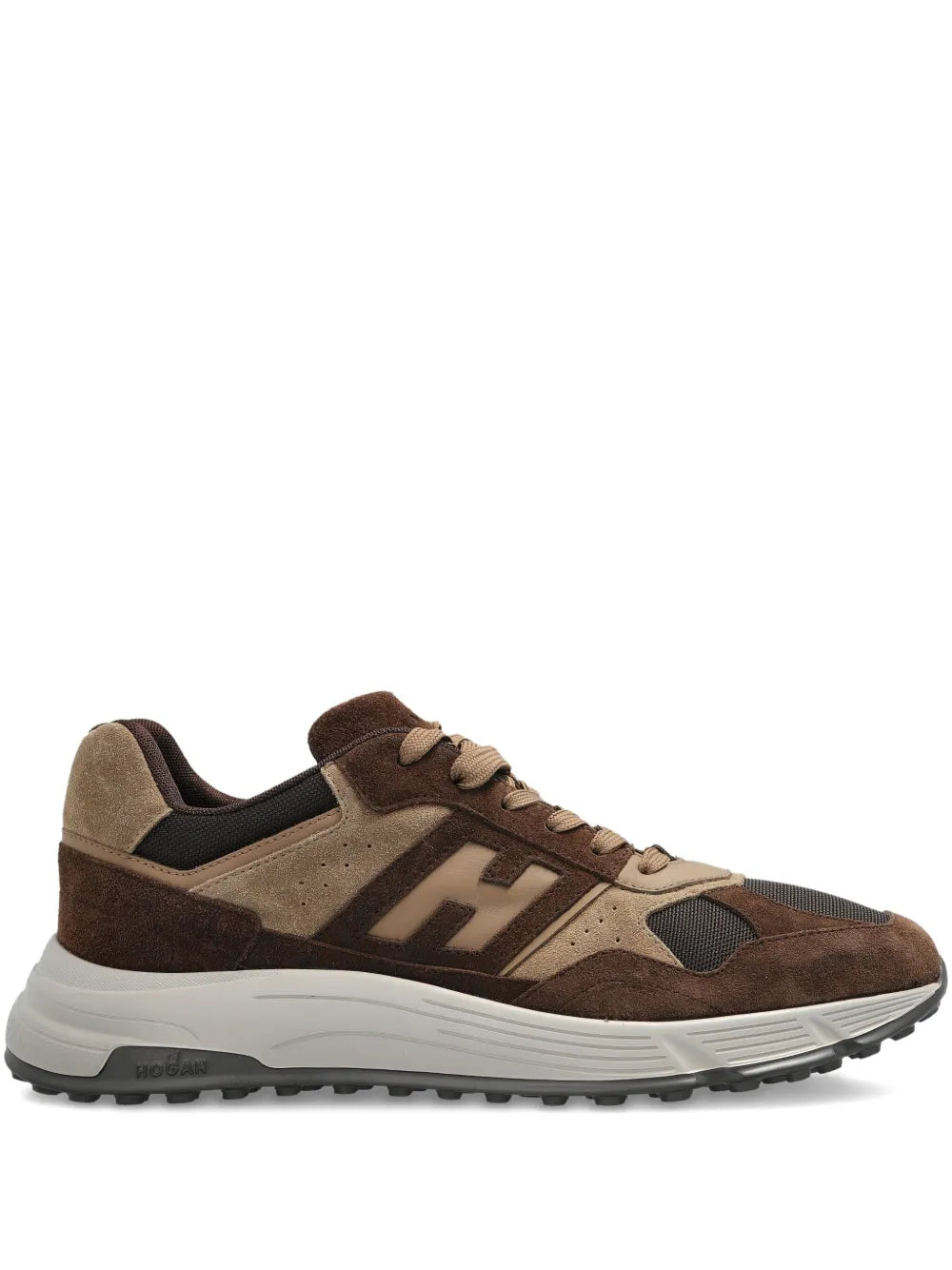 Hogan Suede-Leather Panel Sneakers