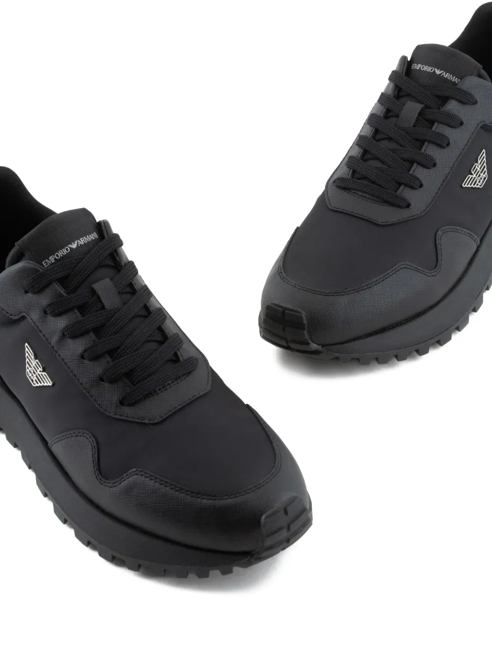 Emporio Armani Logo-Plaque Sneakers