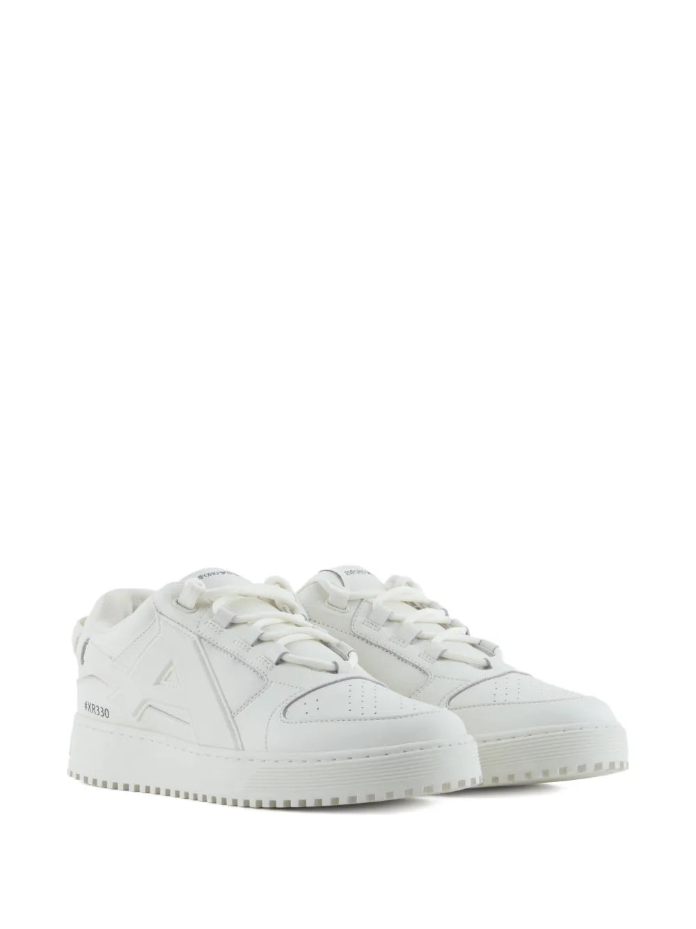 Emporio Armani Maxi-Logo Lace-Up Sneakers