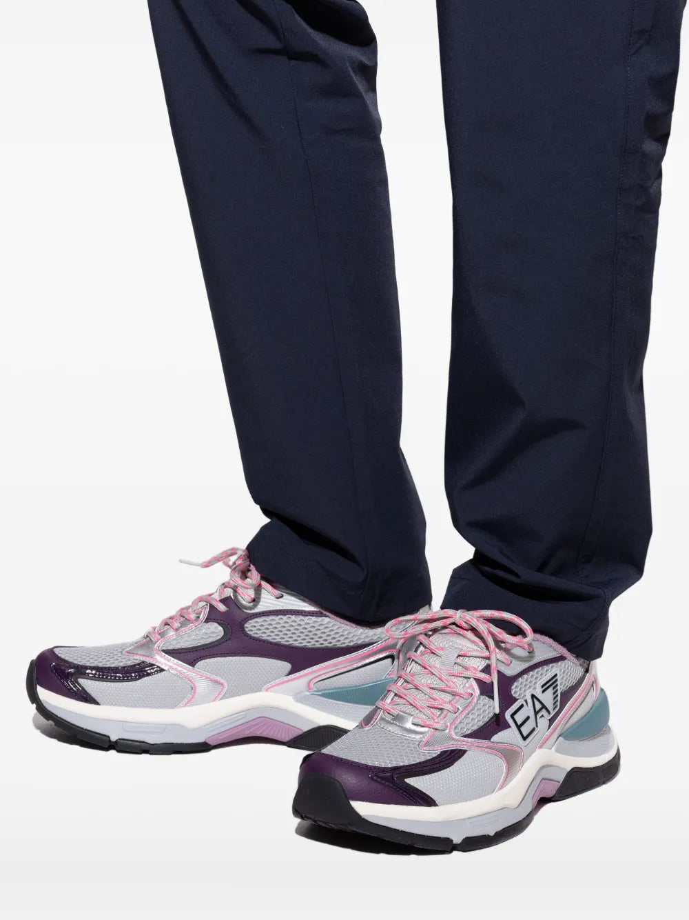 Ea7 Emporio Armani Panelled Sneakers