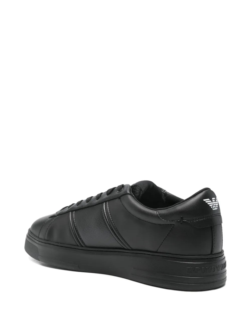 Emporio Armani Logo-Print Low-Top Sneakers