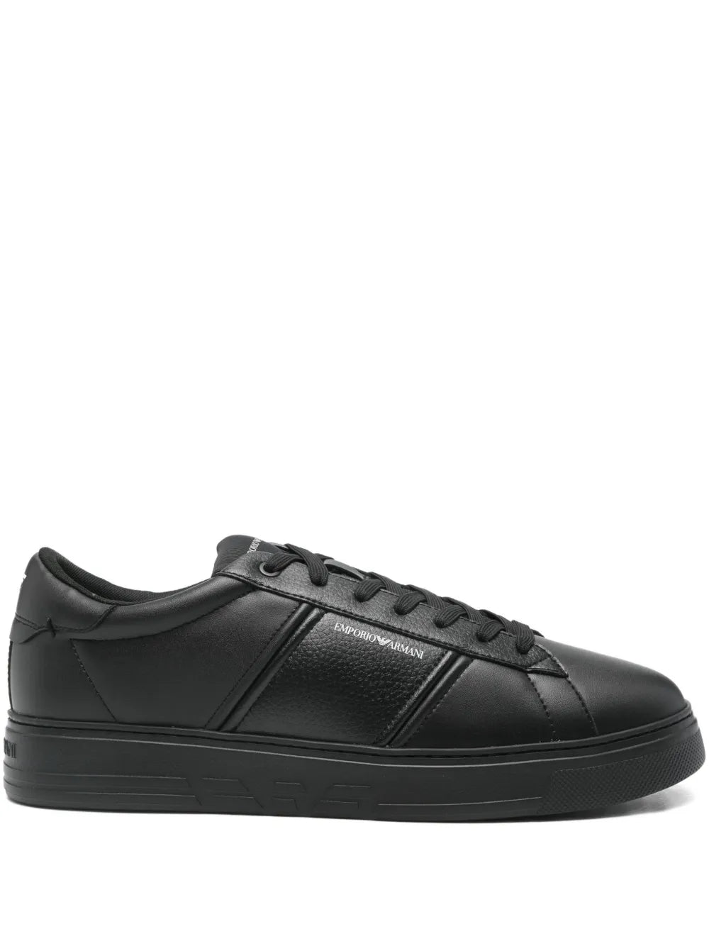 Emporio Armani Logo-Print Low-Top Sneakers