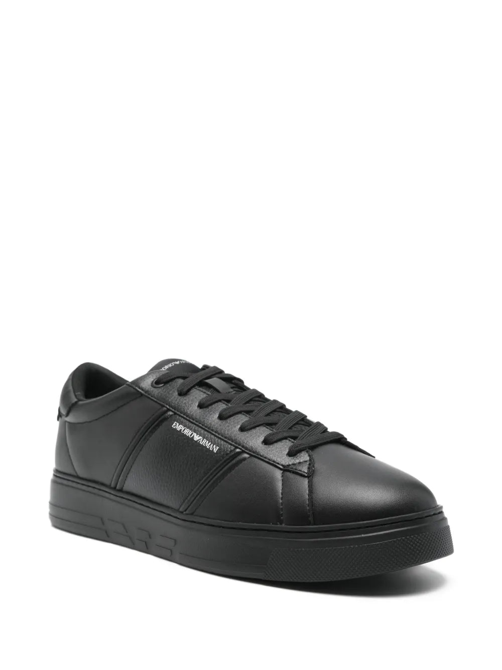 Emporio Armani Logo-Print Low-Top Sneakers