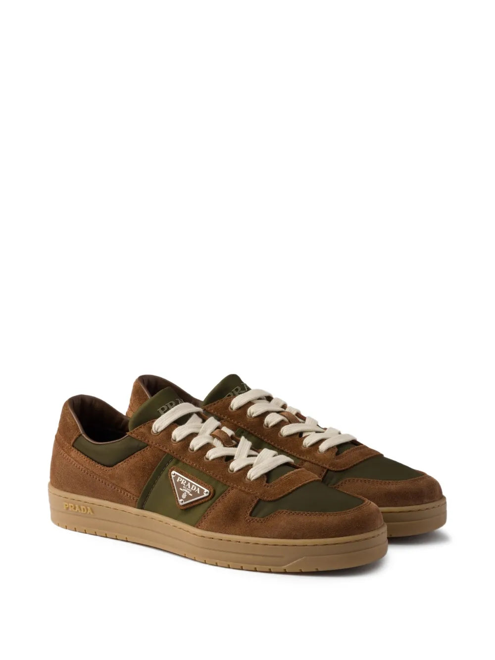 Prada Downtown Suede Sneakers