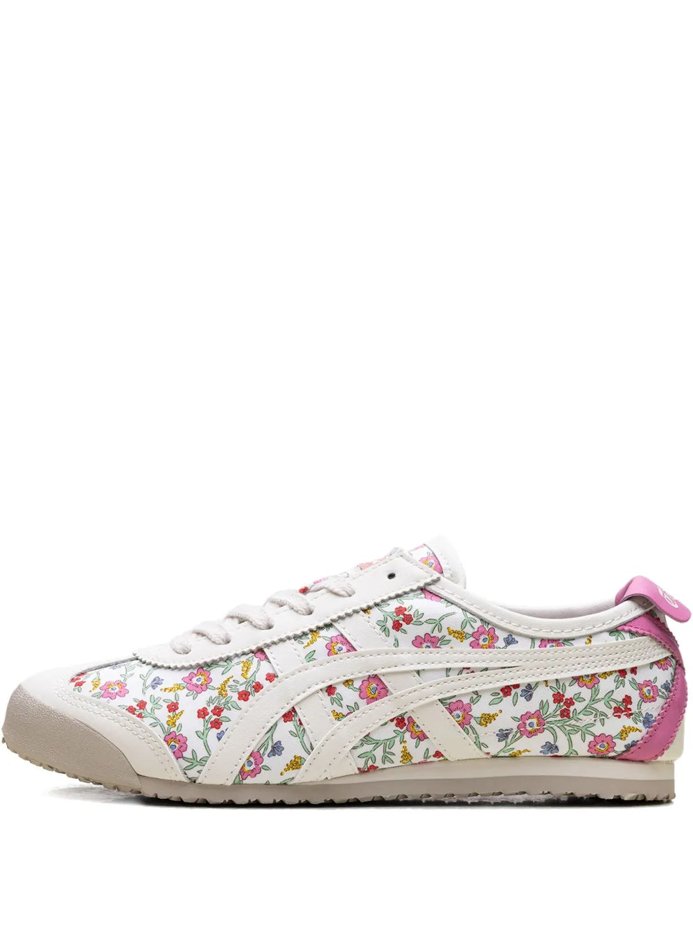 Onitsuka Tiger Mexico 66 Cream Pink Floral Sneakers