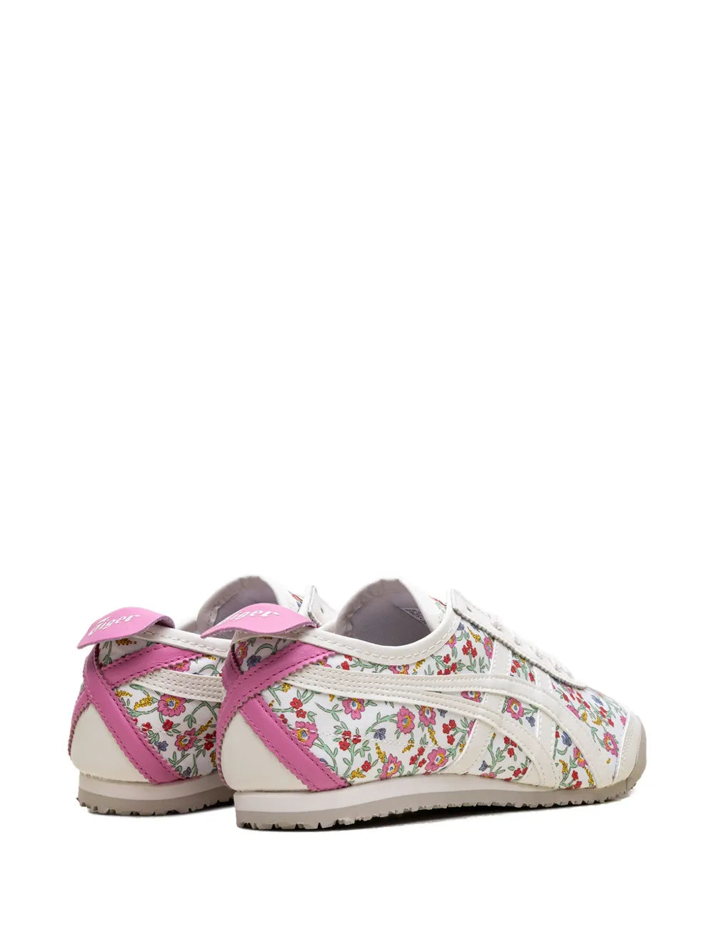Onitsuka Tiger Mexico 66 Cream Pink Floral Sneakers